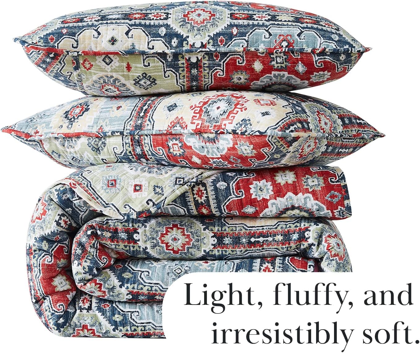 Southshore Fine Living Kilim Collection Oversized Queen Quilt Set