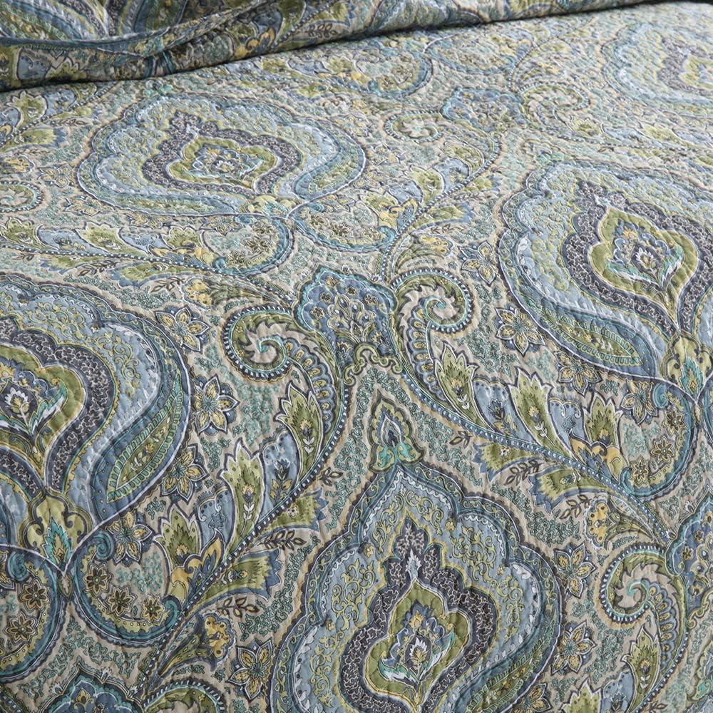 Autumn Dream Cotton Quilt Set 3-Piece King Size