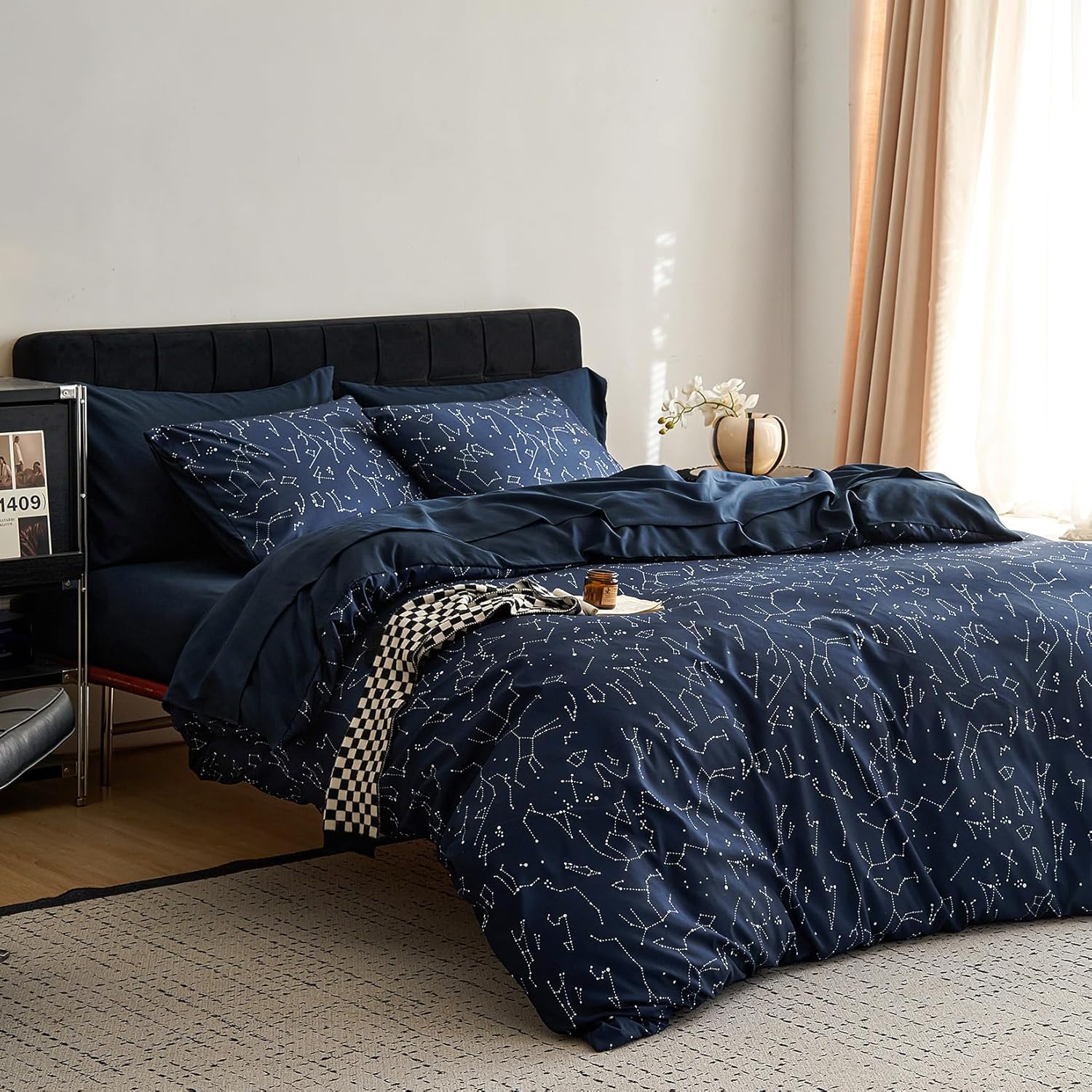 Wake In Cloud Constellation Comforter Set Queen 7 Pieces