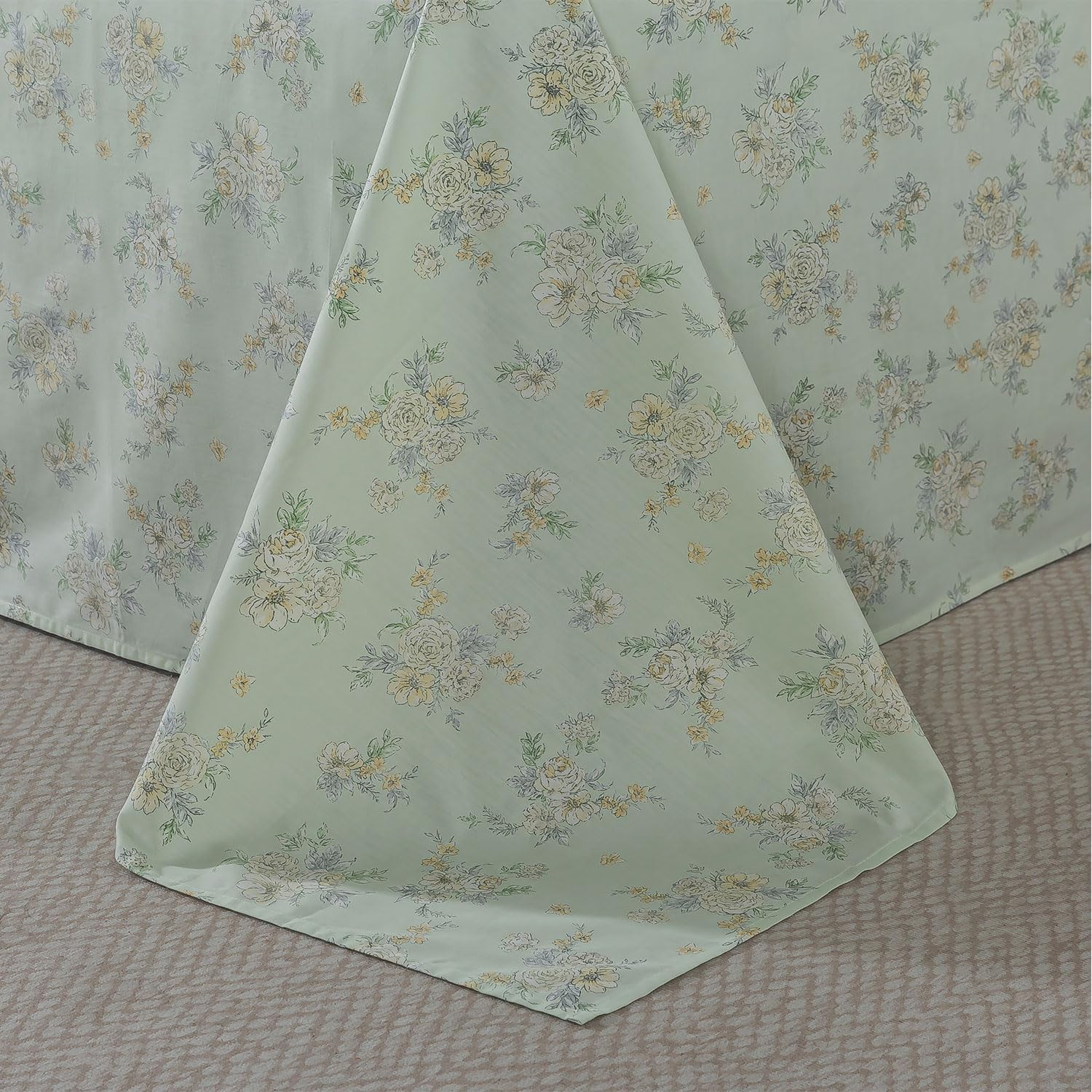 FADFAY Twin XL Floral Bed Sheet Set 4Pc