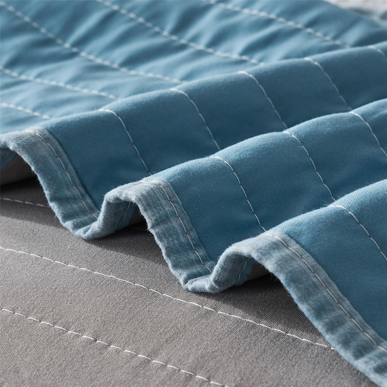 KAKIJUMN Twin Quilt Set with Pillow Sham