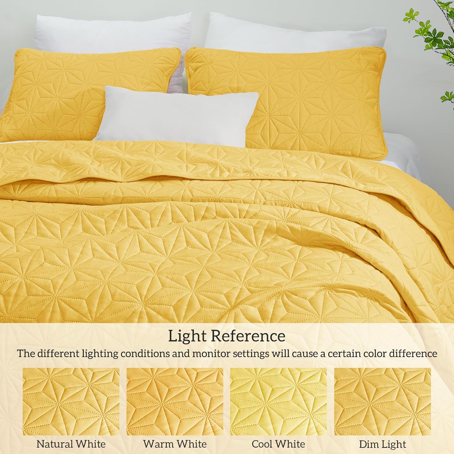 Whale Flotilla Geometric Star Twin Quilt Set