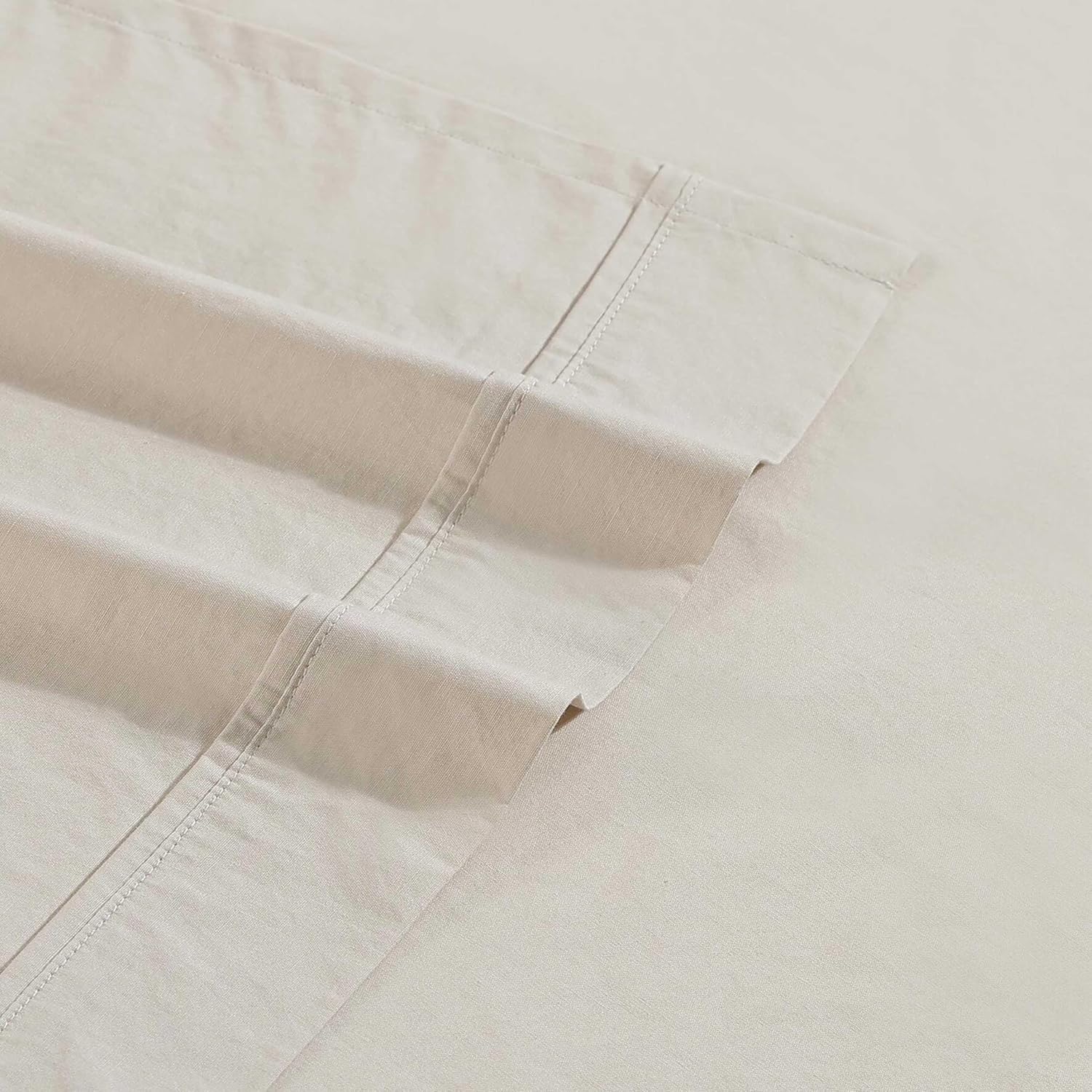 Calvin Klein Twin XL Sheet Set - Soft Cotton Percale with Deep Pockets 1