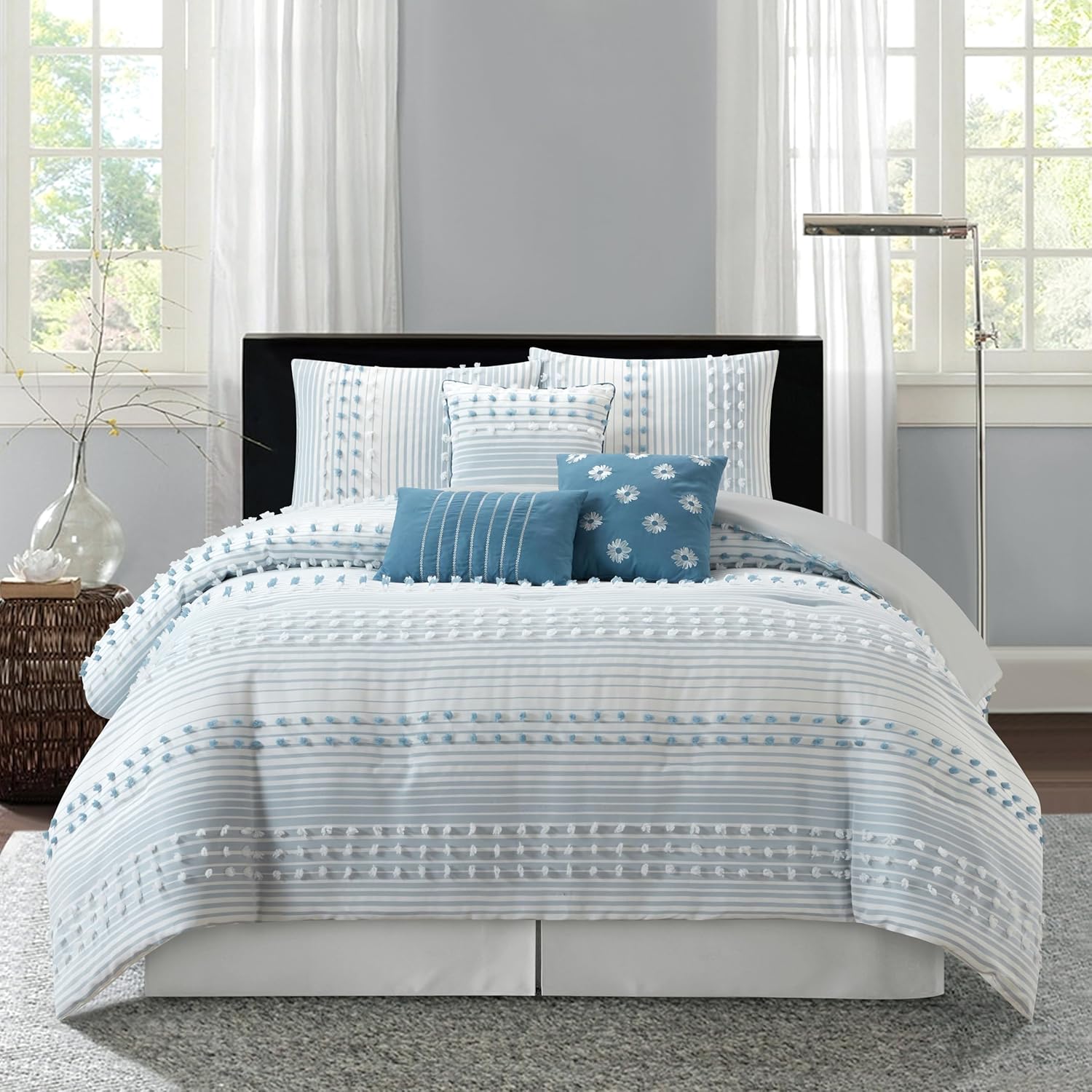Stratford Park Azure Comforter Set California King 1