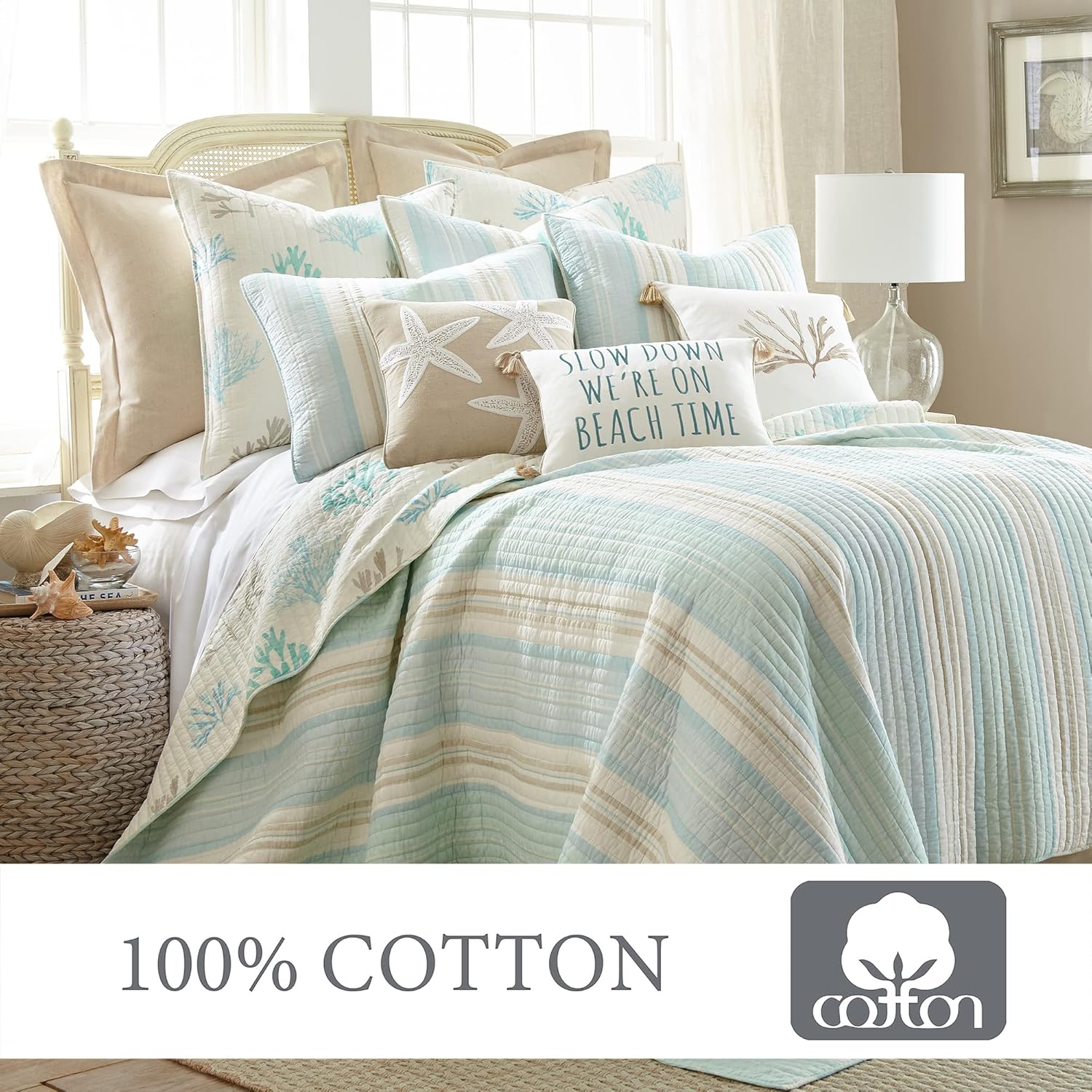 Levtex Home - Stone Harbor Quilt Set 88x92in with Shams