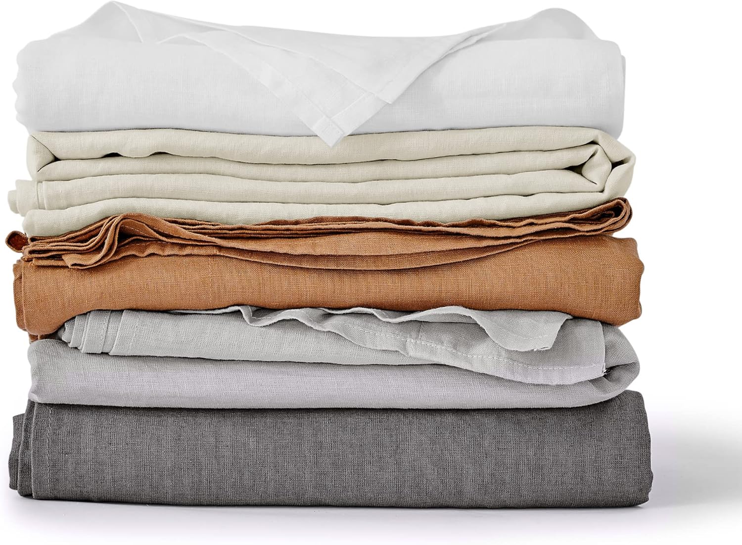 Levtex Home Linen Sheet Set Twin XL Light Grey