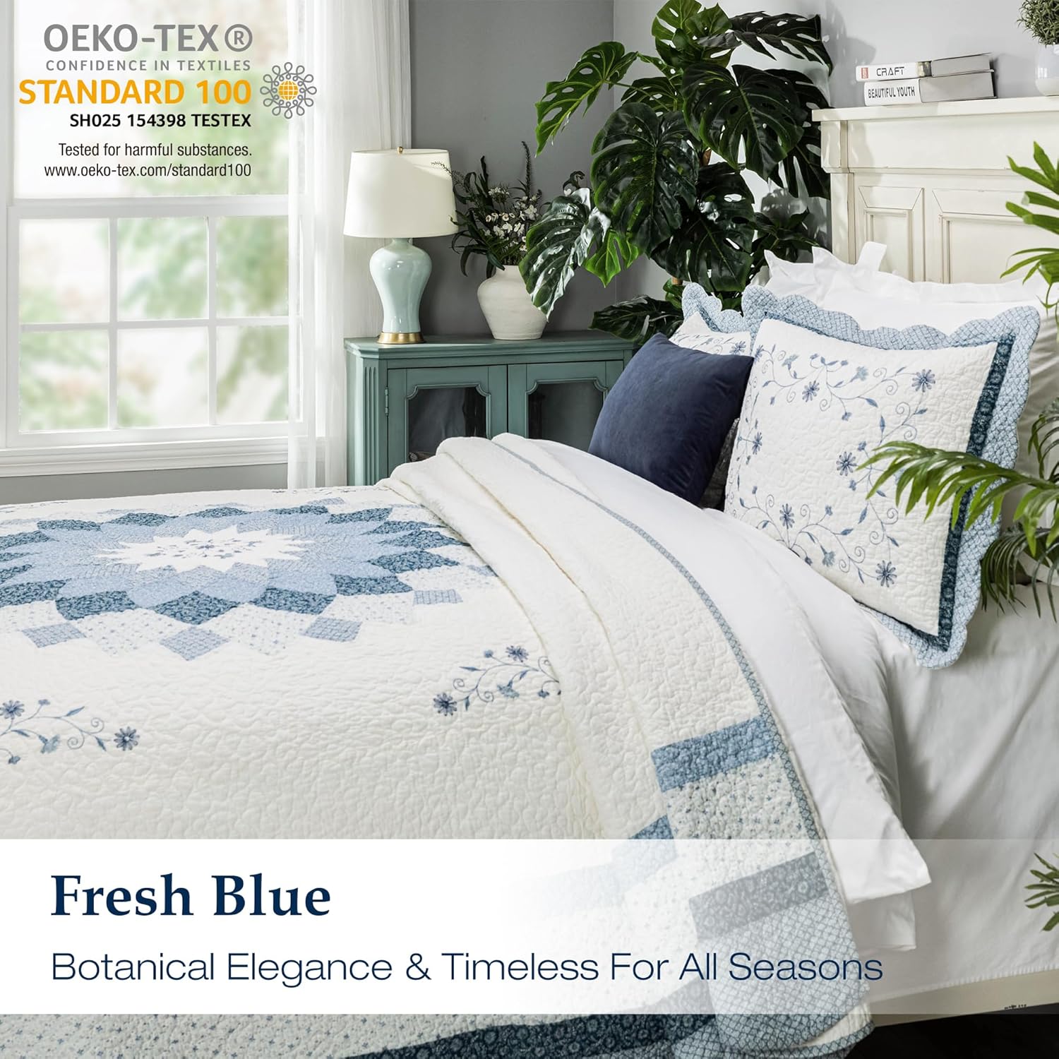 ELEGANT LIFE HOME All-Season Cotton Quilt Set