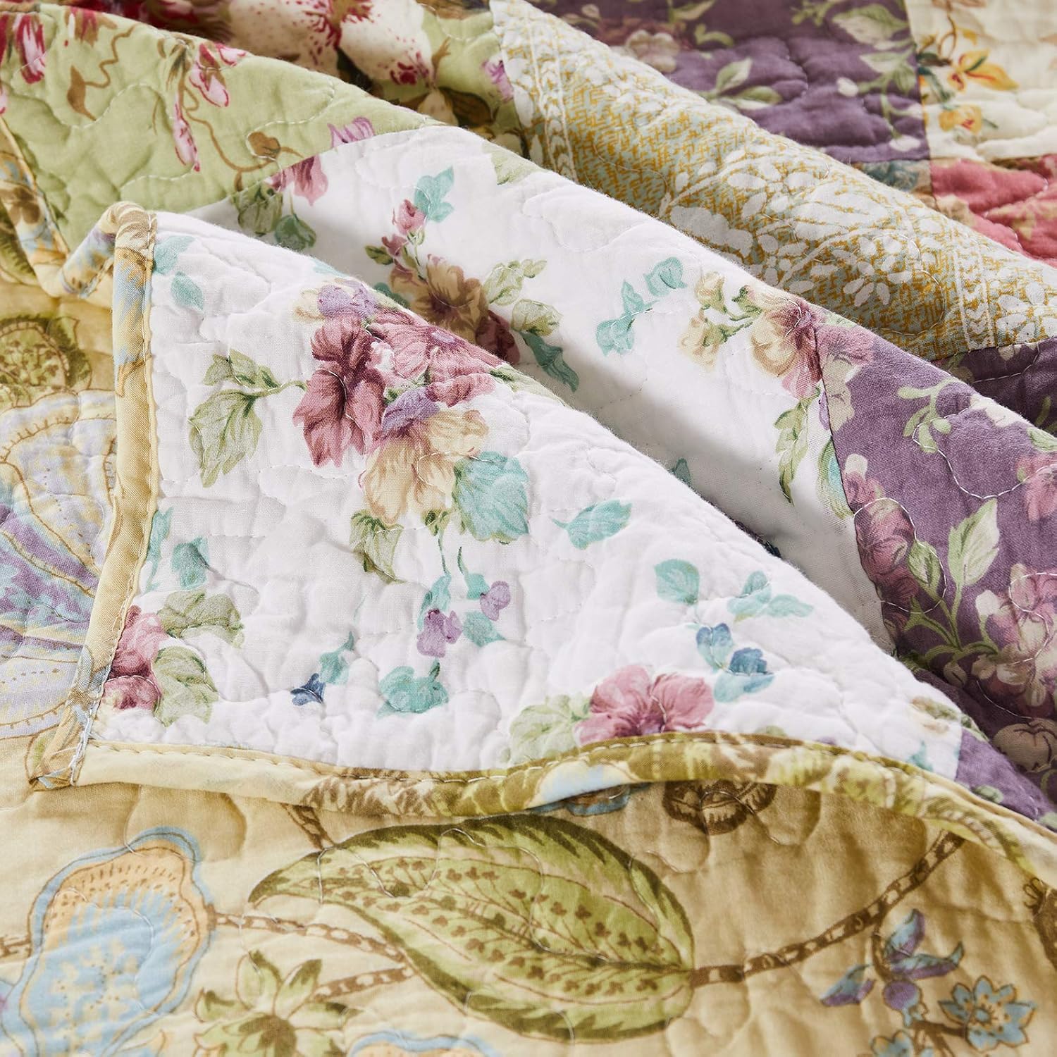 Greenland Home Blooming Prairie Bedspread Set King Multi