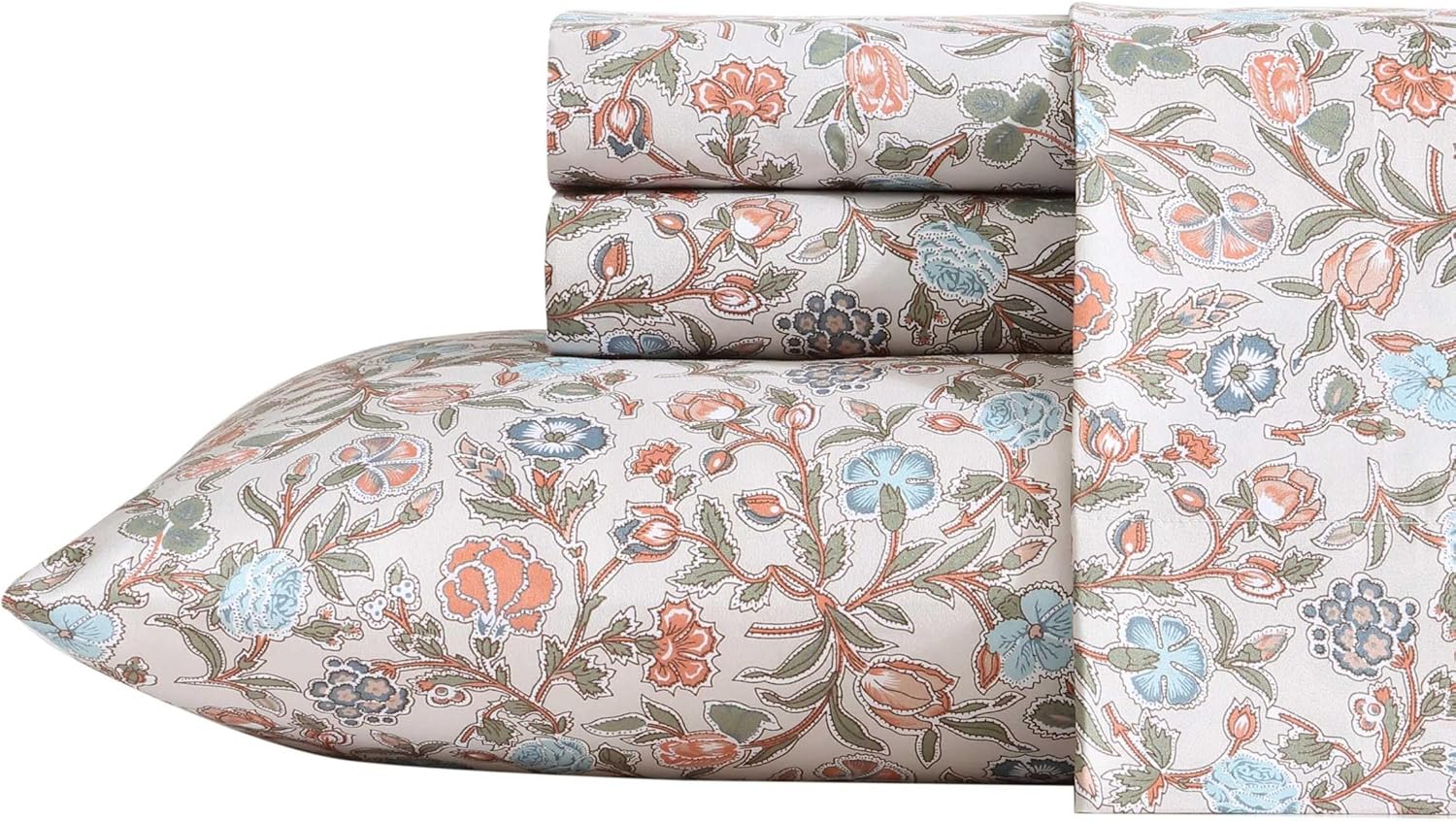 Wrangler King Sheet Set Westward Floral Design