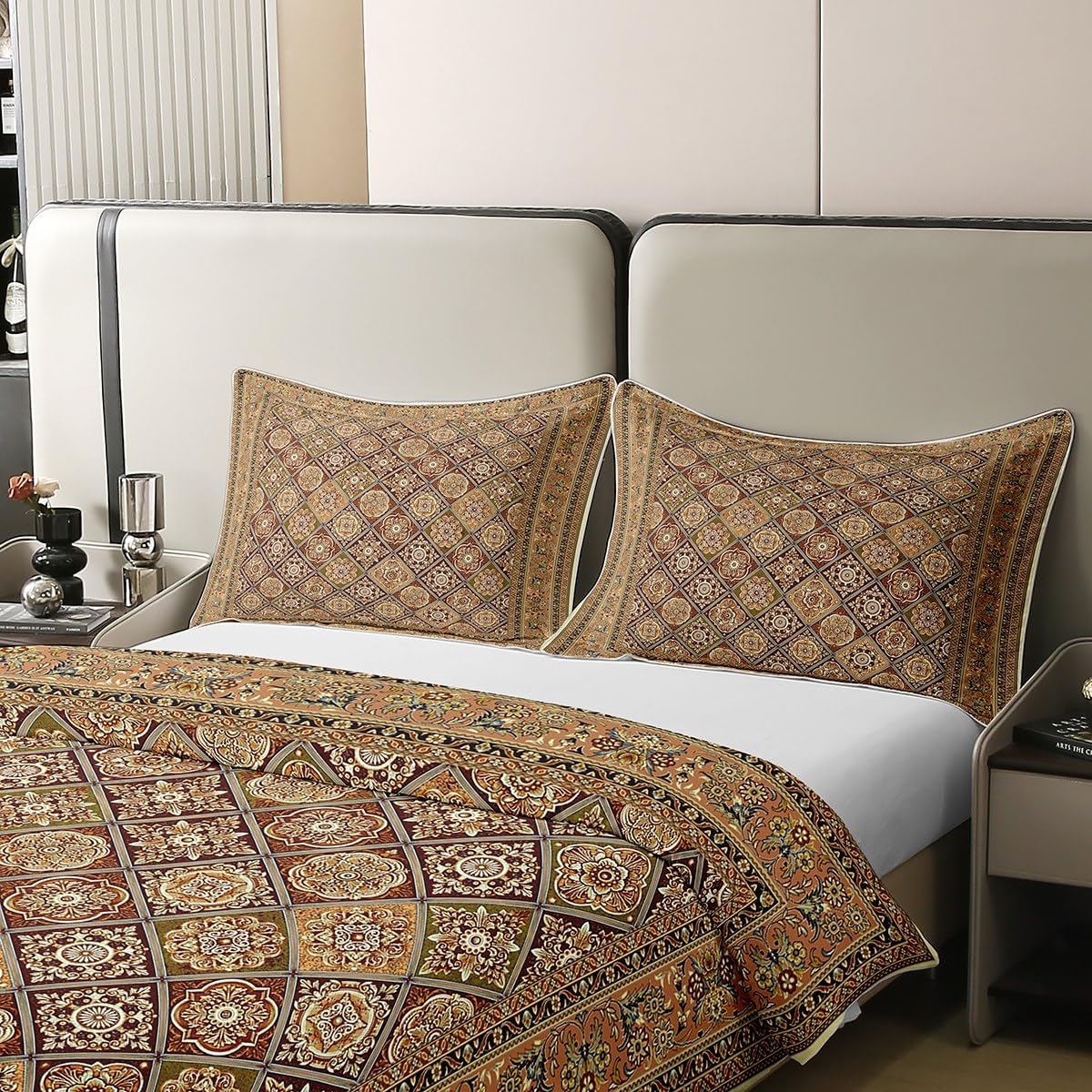 Feelyou Boho Paisley Duvet Cover Set for Kids 1