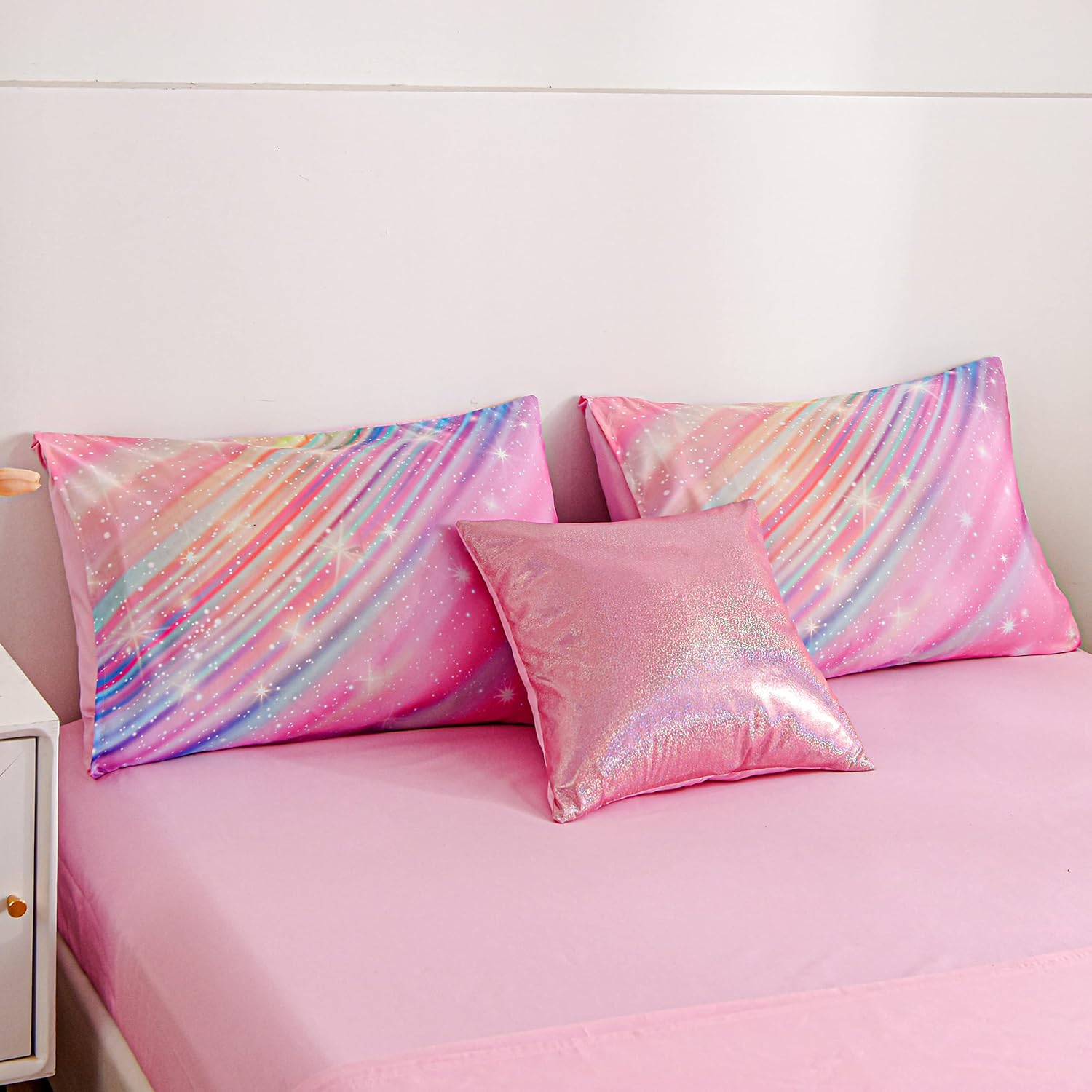 Btargot Super Soft 6 Piece Gradient Star Ring Comforter Set