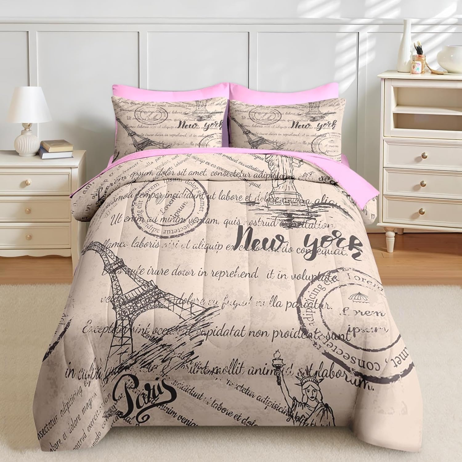 Nesker 7 Pcs Comforter Set King Size