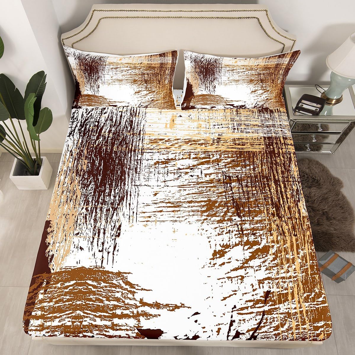 Erosebridal Graffiti King Sheet Set for Adults Kids