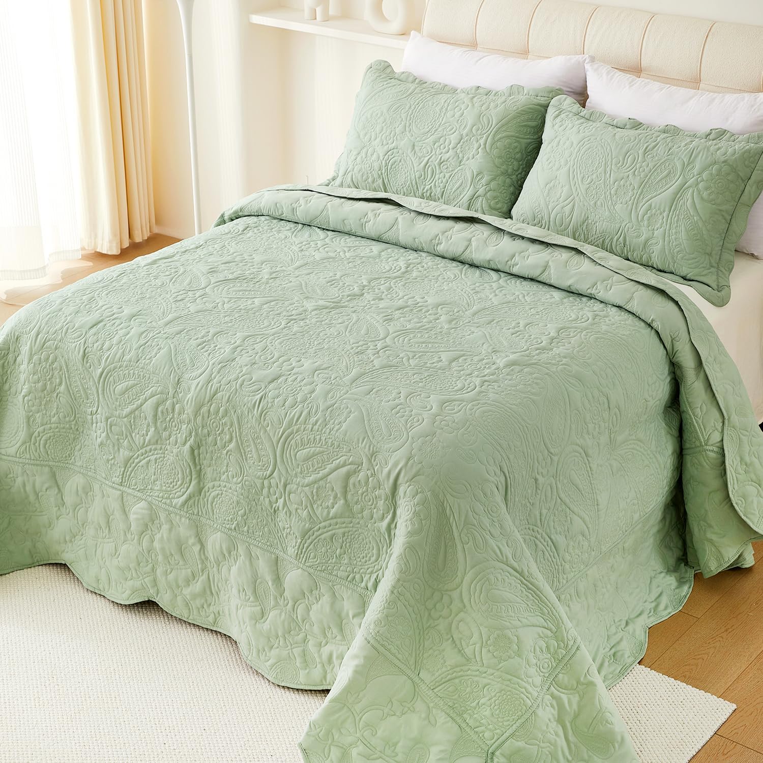 EVENHUG Lightweight Reversible Quilt Set 3 Piece