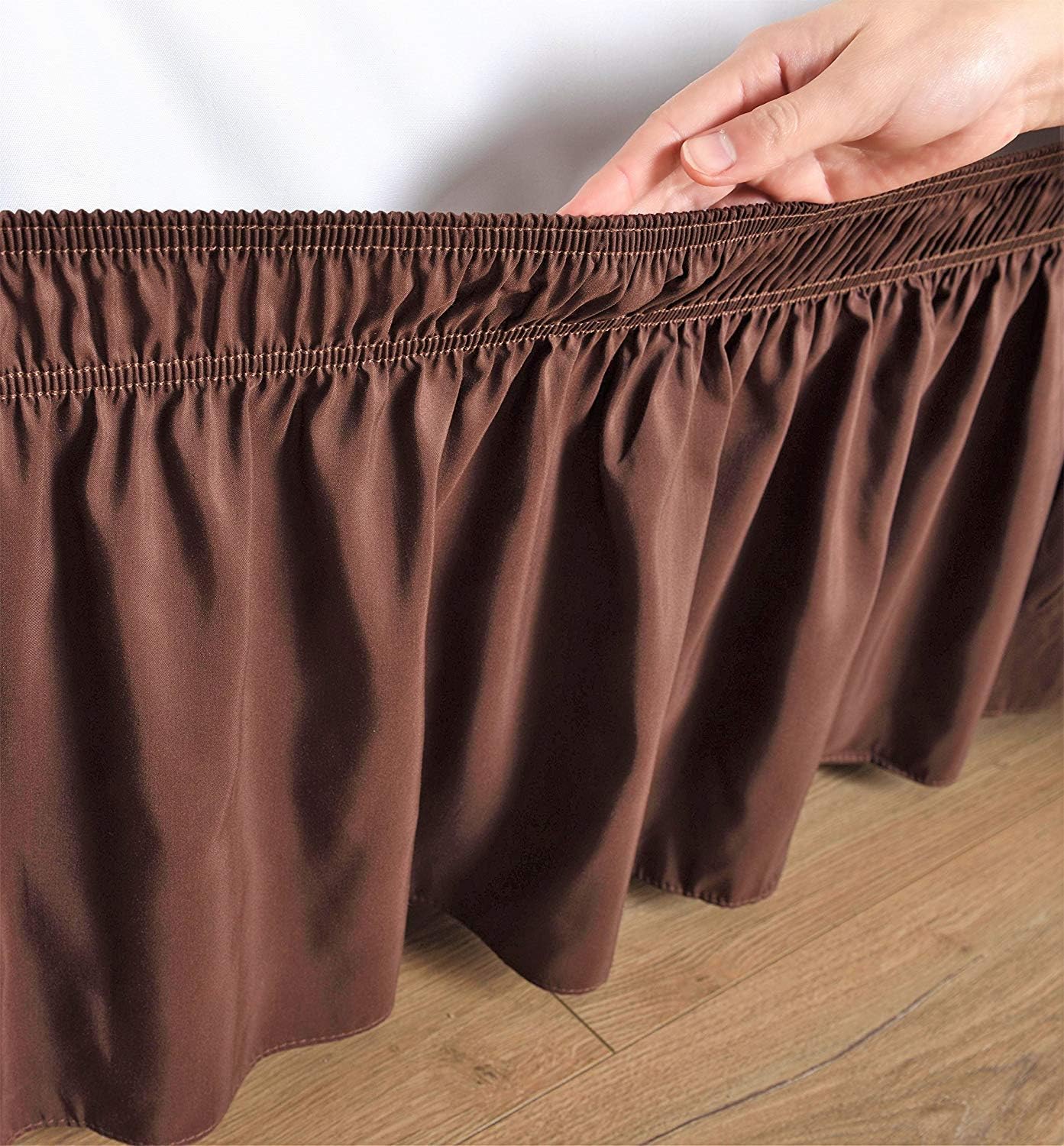 Elegant Decor Queen Bed Skirt 100 Egyptian Cotton