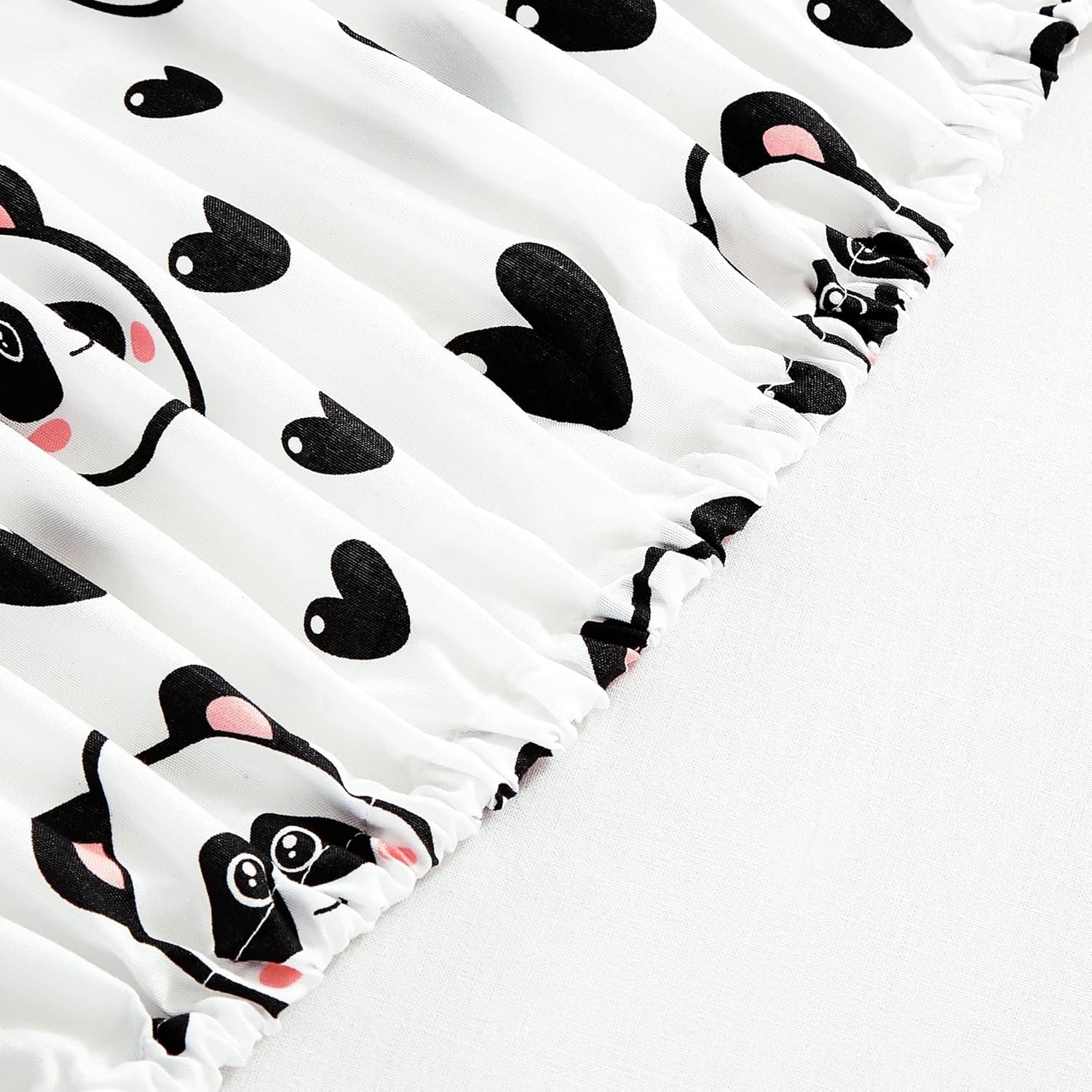 Chezmoi Collection 4-Piece Panda Love Sheet Set - Queen Size