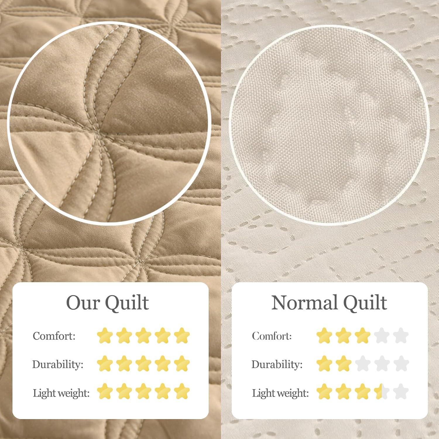 Exclusivo Mezcla King Quilt Set 3 Pieces