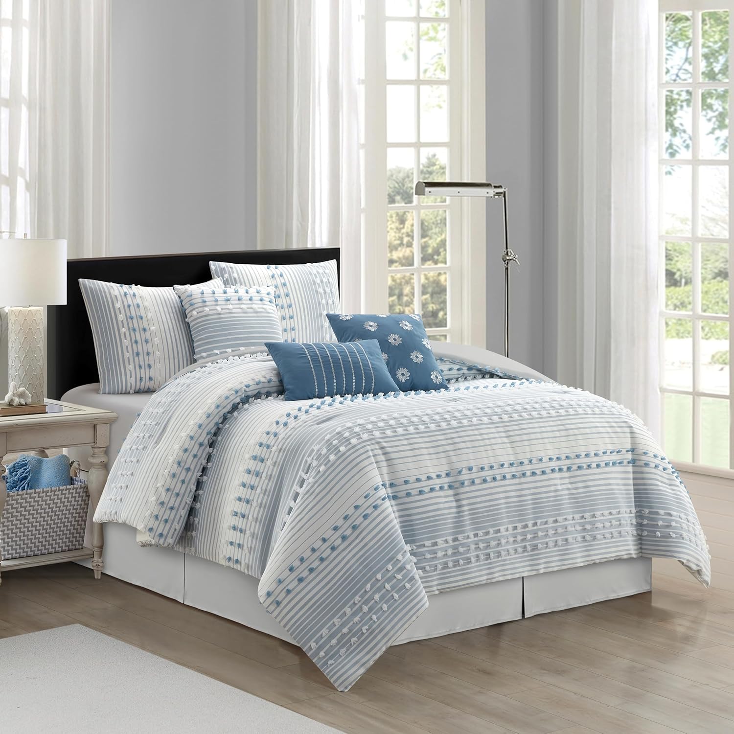 Stratford Park Azure Comforter Set California King 1