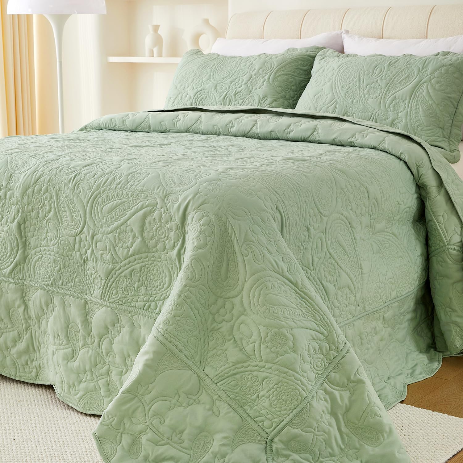 EVENHUG Lightweight Reversible Quilt Set 3 Piece