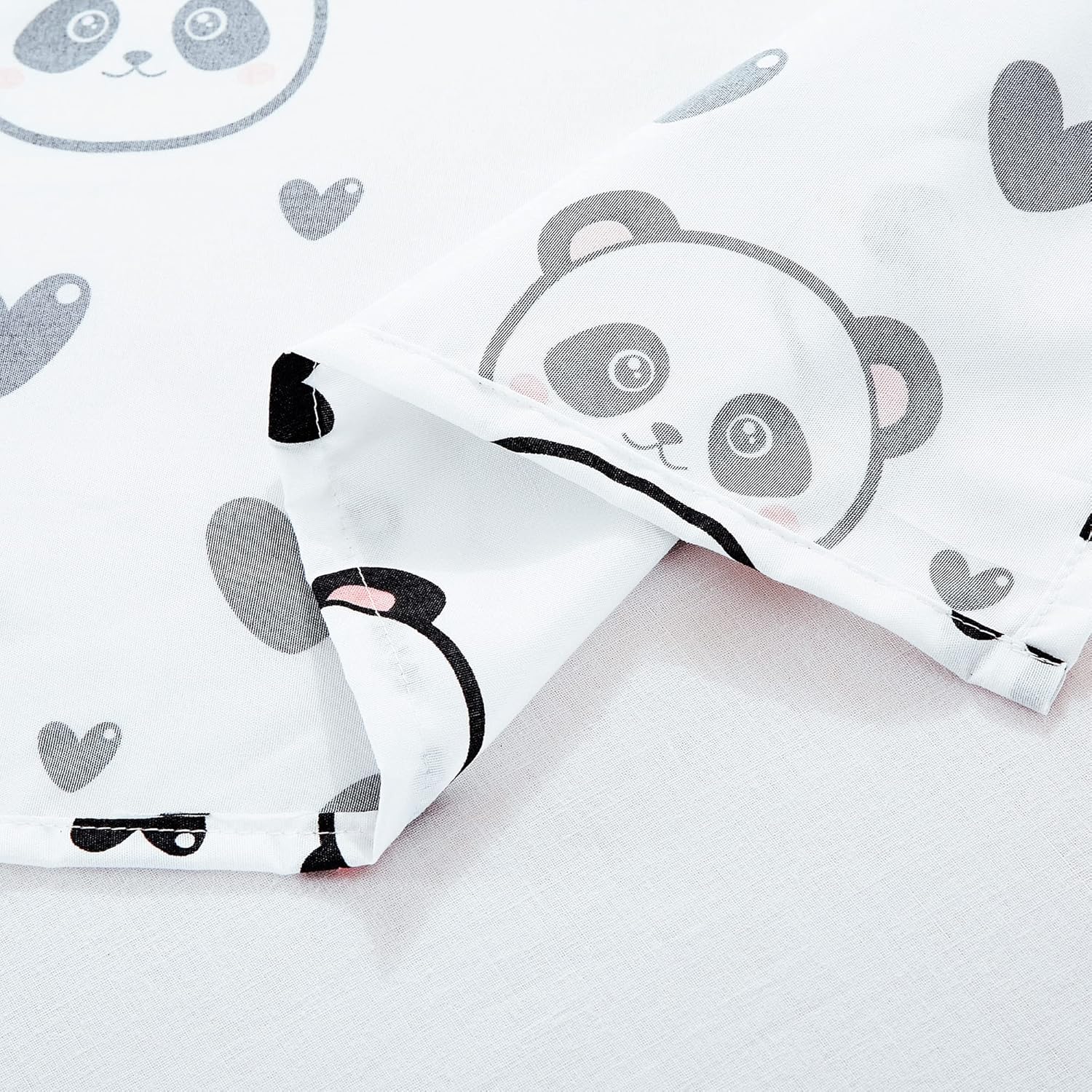 Chezmoi Collection 4-Piece Panda Love Sheet Set - Queen Size