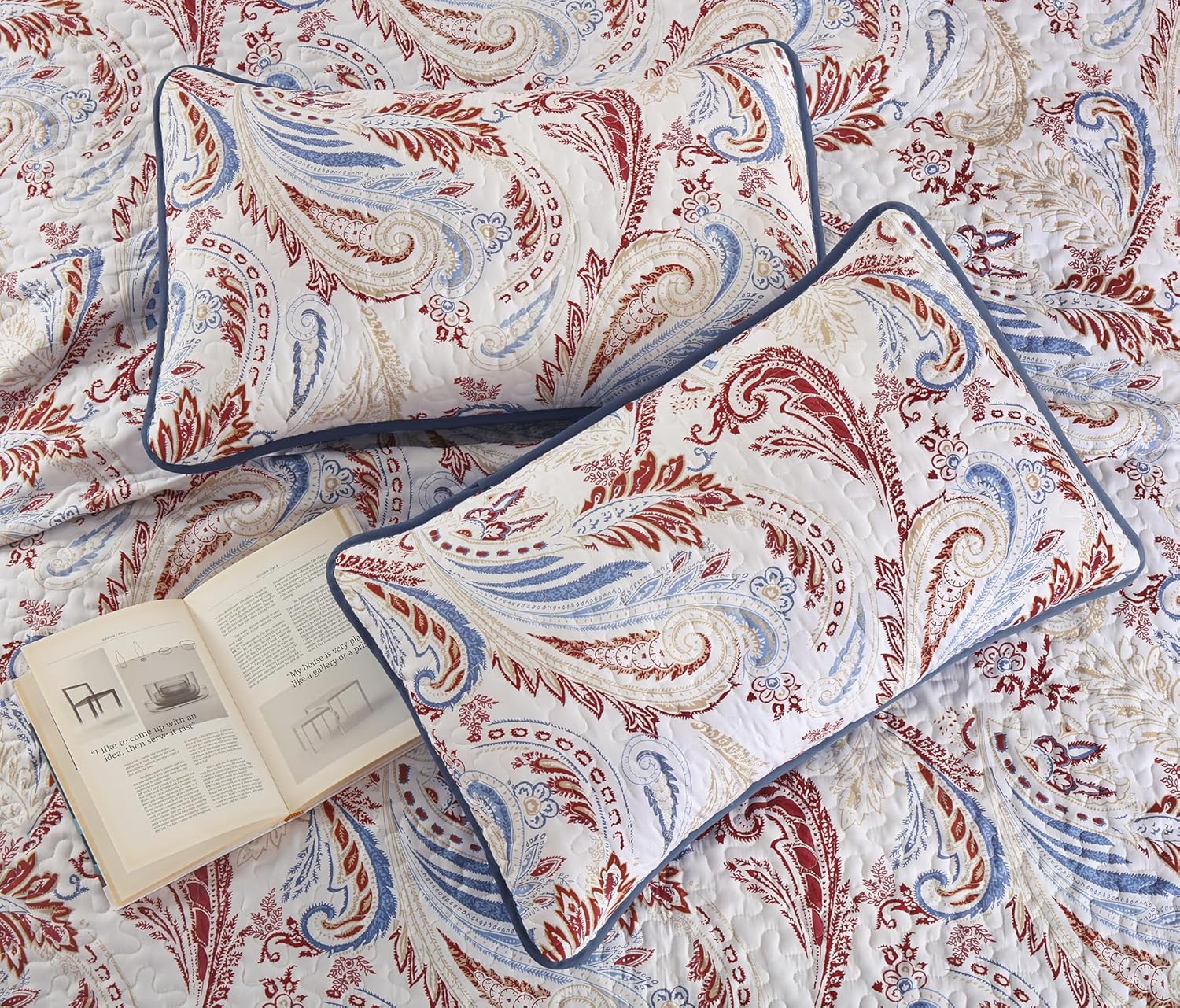 WONGS BEDDING Boho Quilt Set King Size