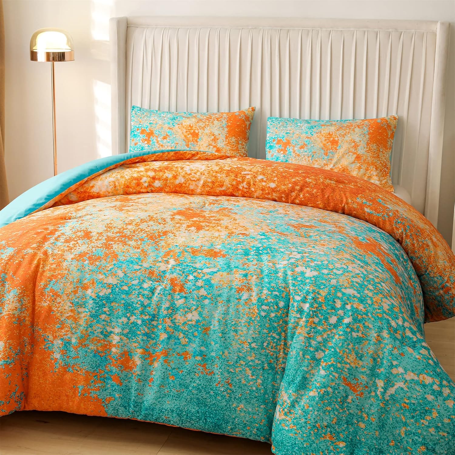 Aimuan Abstract Blue Comforter Set for Kids Teen 1