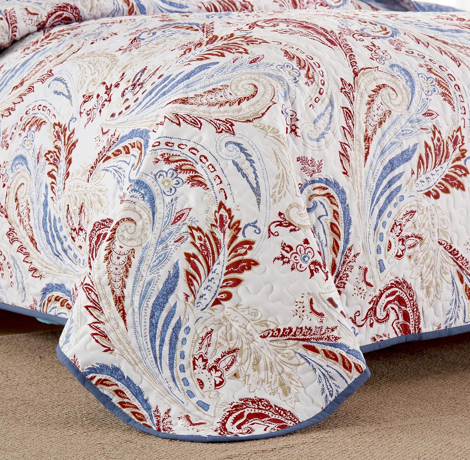 WONGS BEDDING Boho Quilt Set King Size