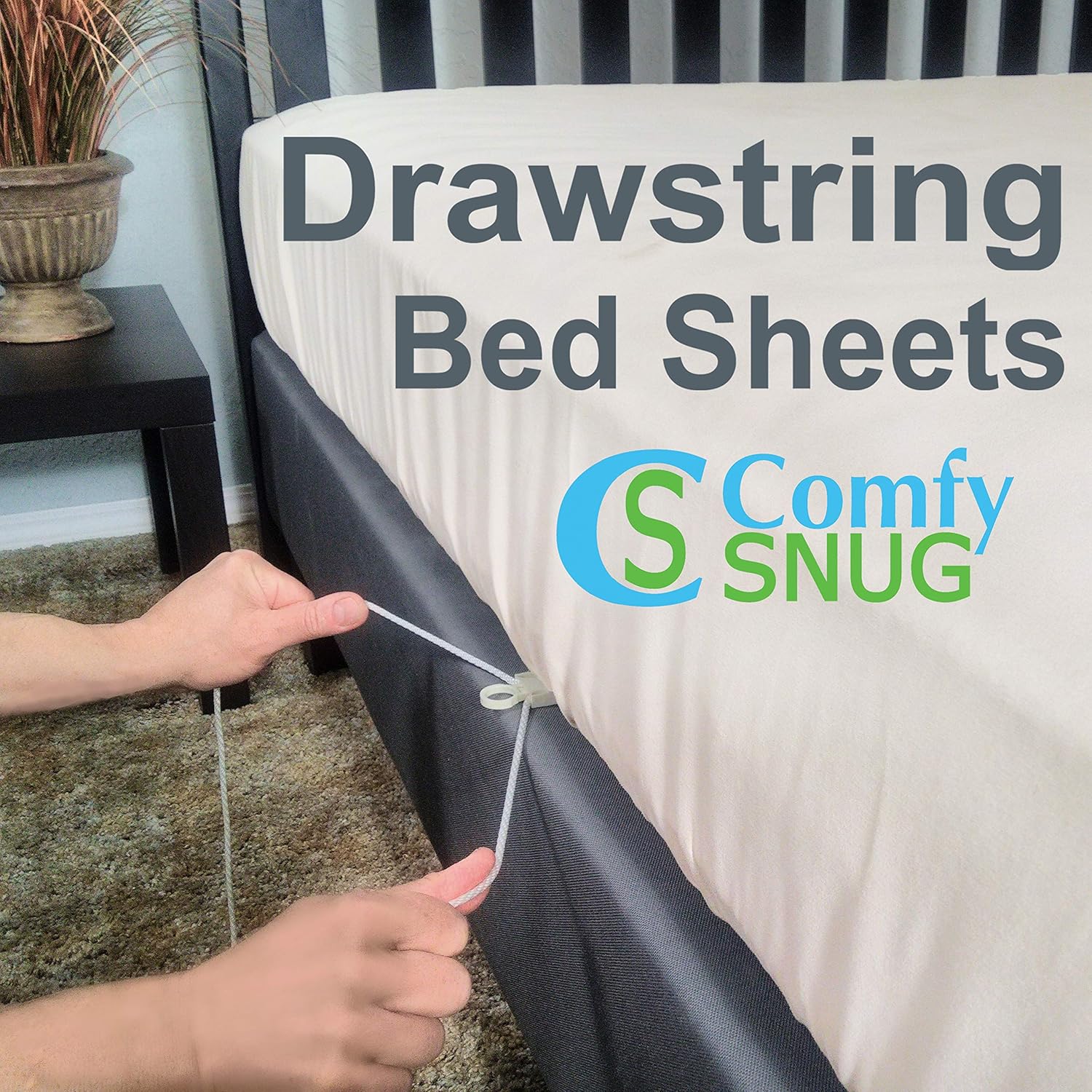 Comfy-Snug Queen Taupe Microfiber Sheet Set