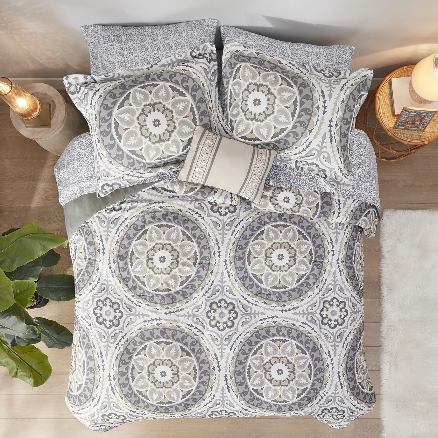 Madison Park Essentials Serenity Bed In a Bag 9 Piece Set