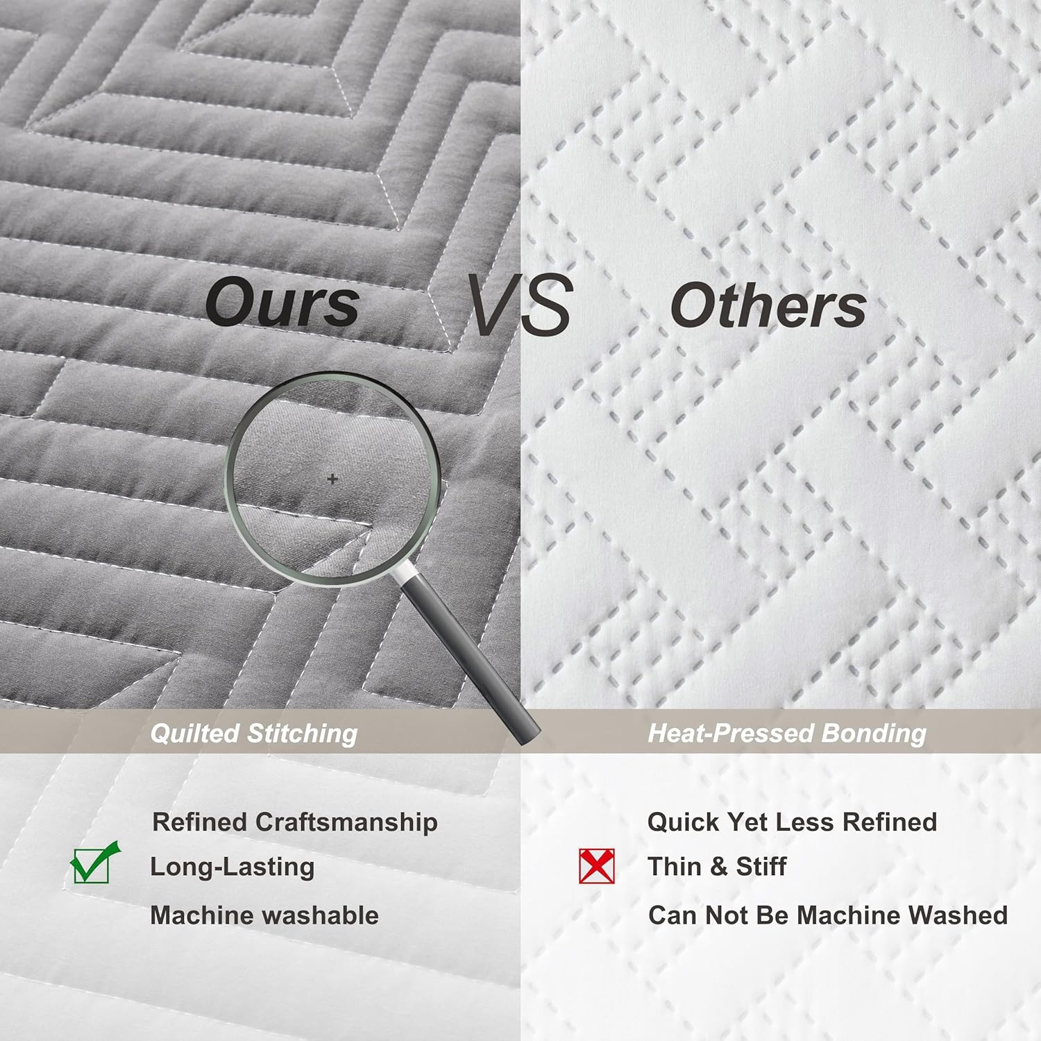 Oli Anderson Grey Queen Quilt Set with Pillow Shams