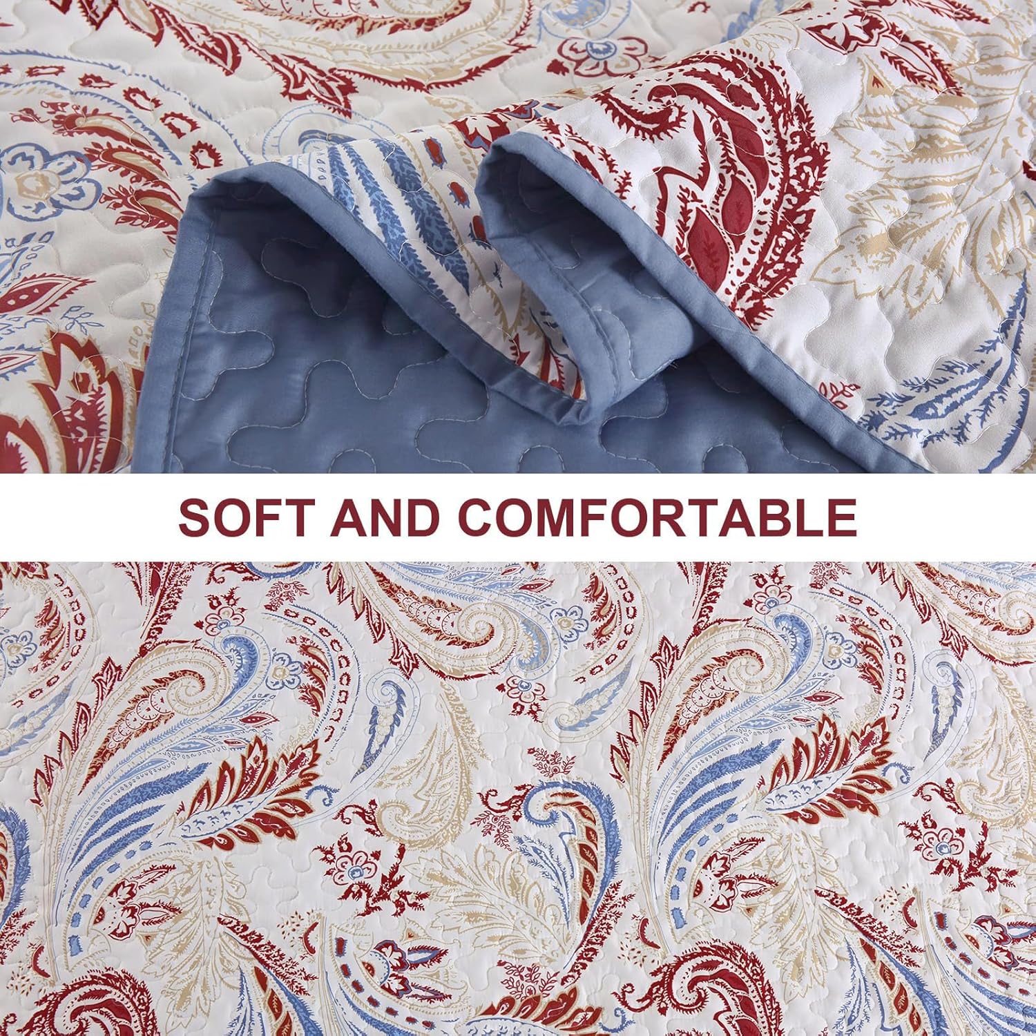 WONGS BEDDING Boho Quilt Set King Size