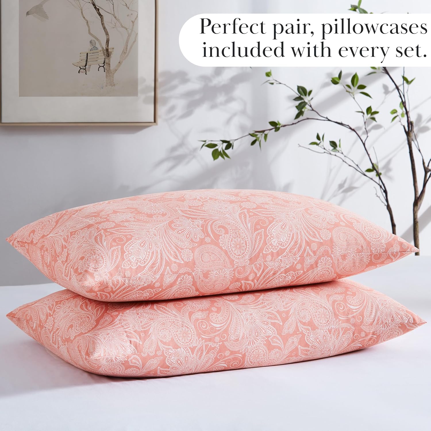 Southshore Fine Living Perfect Paisley 3-Piece Twin Sheet Set