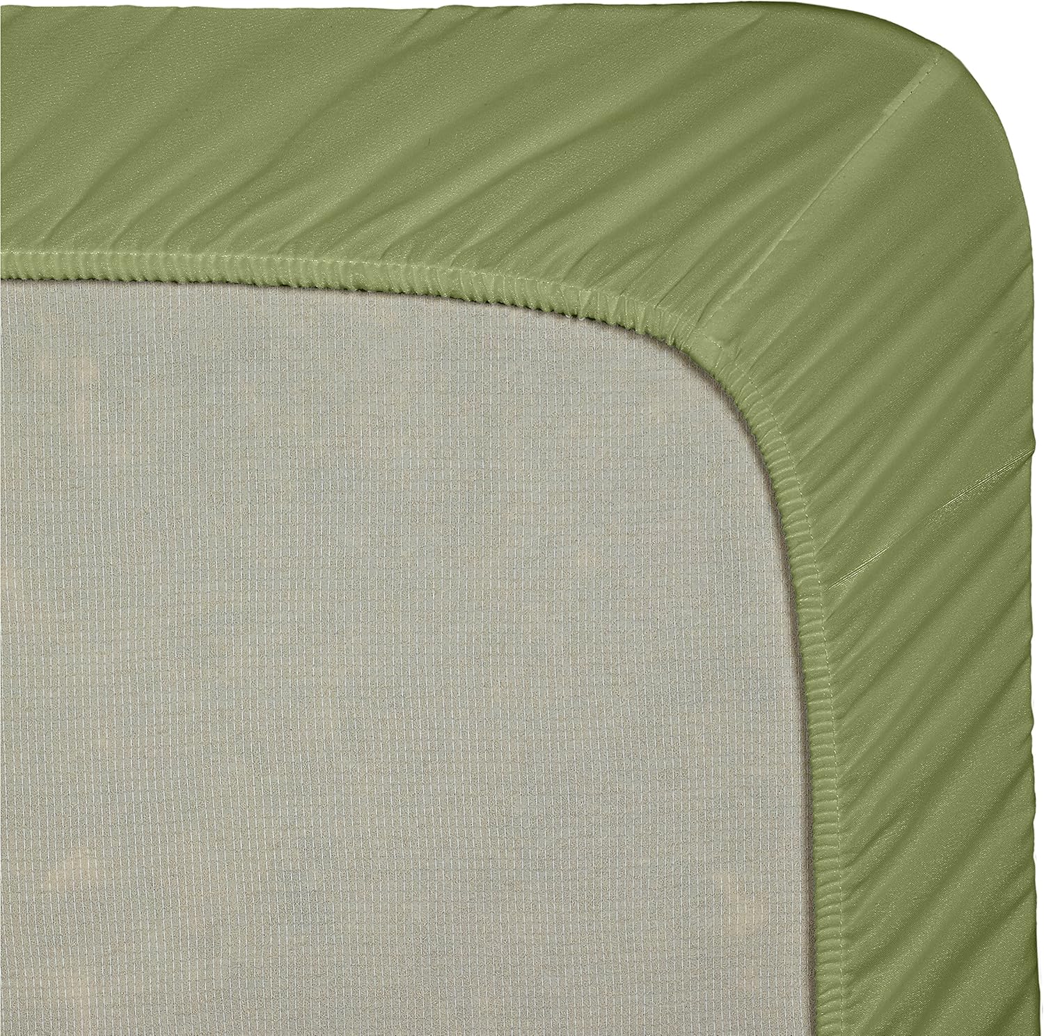 Clara Clark Supreme 1500 4pc Queen Bed Sheet Set - Calla Green