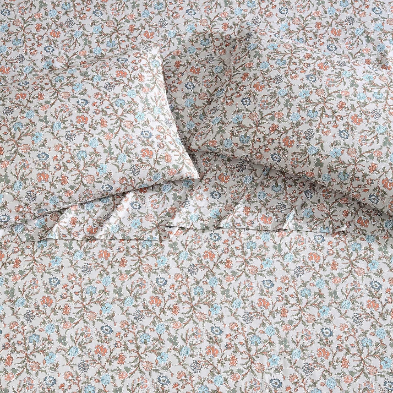 Wrangler King Sheet Set Westward Floral Design